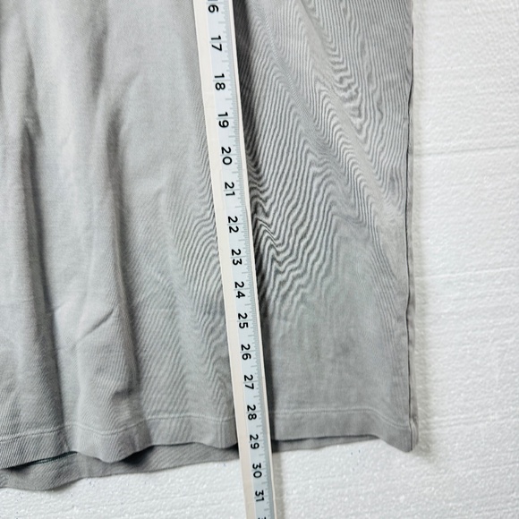 Lululemon Mens Pique Classic Fit Short Sleeve Polo Silver Grey Customer Sz XXL - Picture 6 of 7